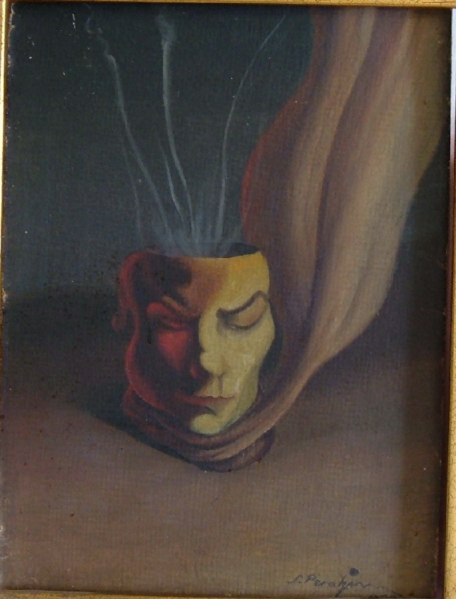 Portrait of Gherasim Luca (1932) Jules Perahim tablo - Dekolata