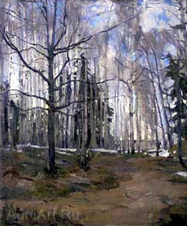 Birch Forest – Konstantin Yuon Tablo