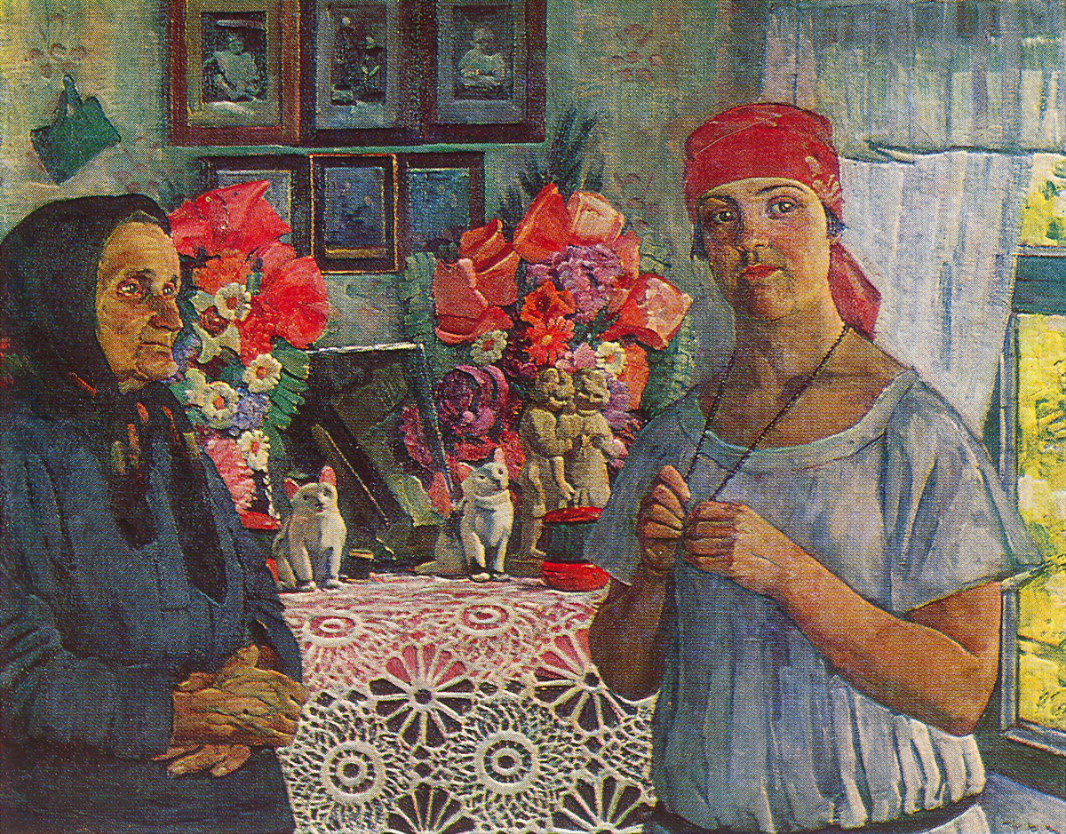 Disappearing Province (1929) Konstantin Yuon tablo - Dekolata