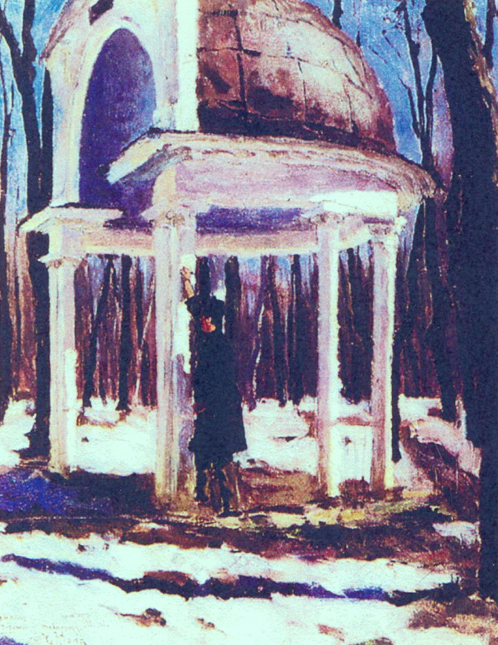 Lefortovsky Garden in Moscow – Konstantin Yuon Tablo