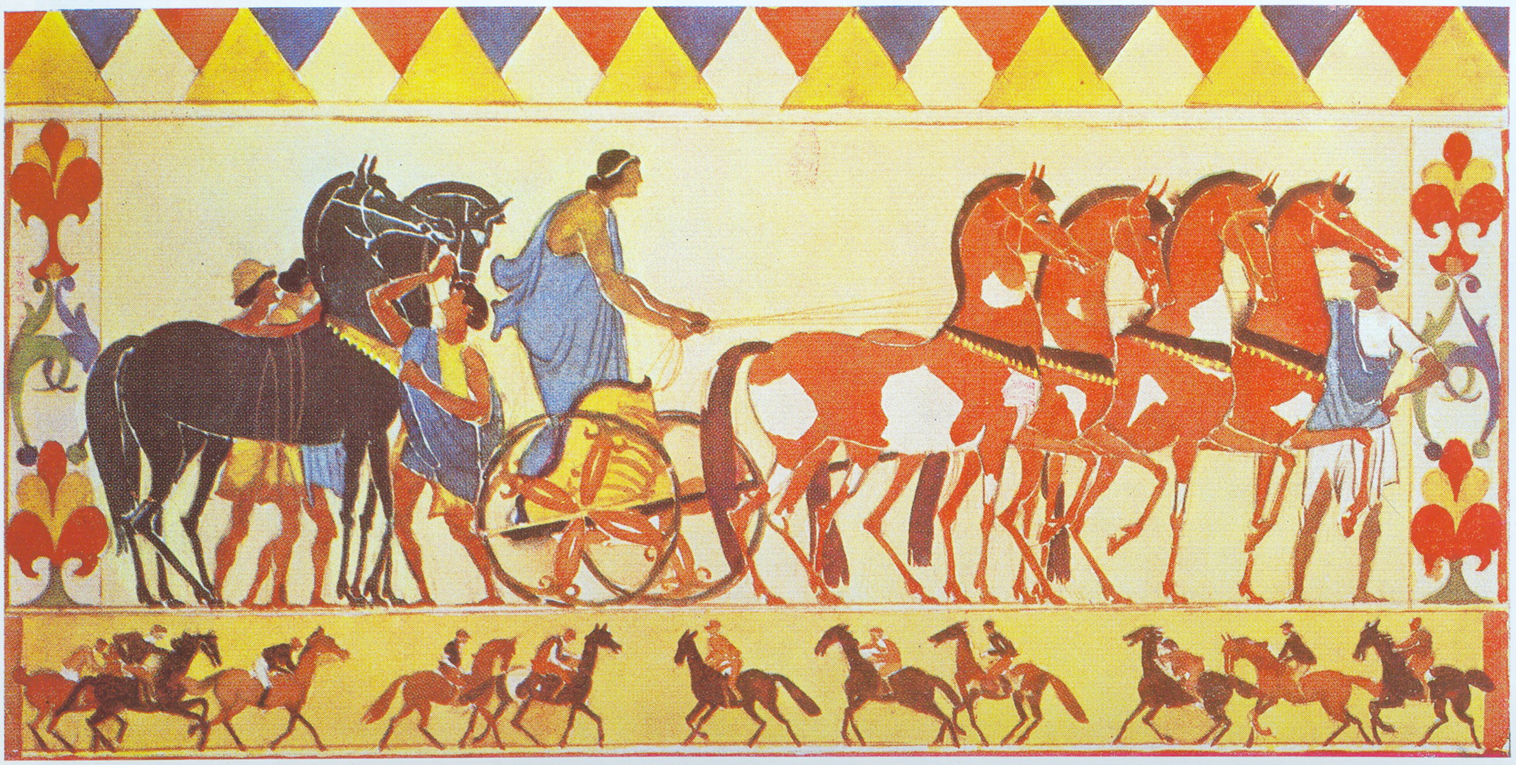 Painting design for the State Circus (1920) Konstantin Yuon tablo - Dekolata