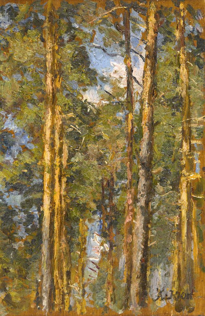 Pine Trees – Konstantin Yuon Tablo