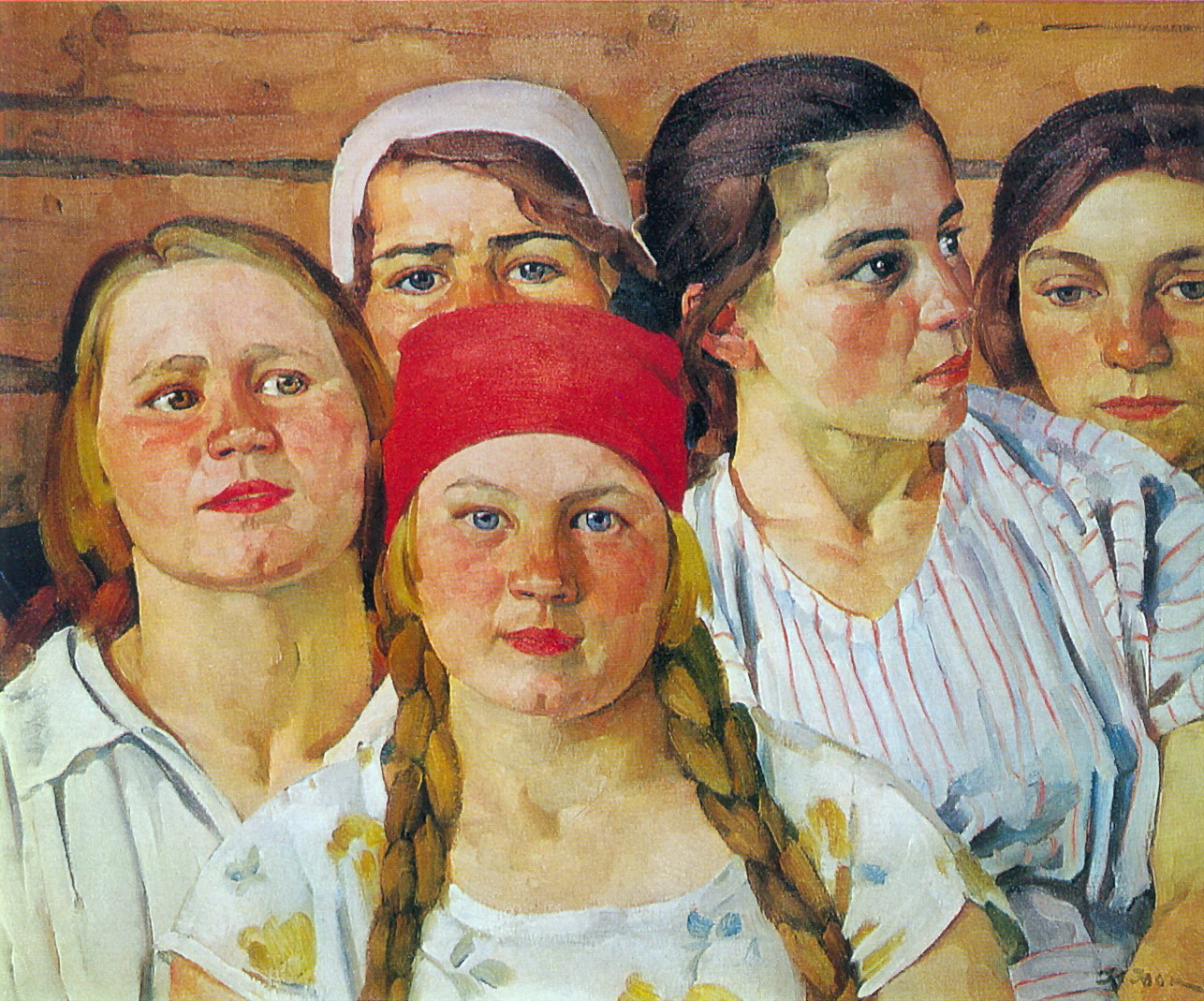 Podmoskovnaya youth. Ligachevo (1926) – Konstantin Yuon Tablo