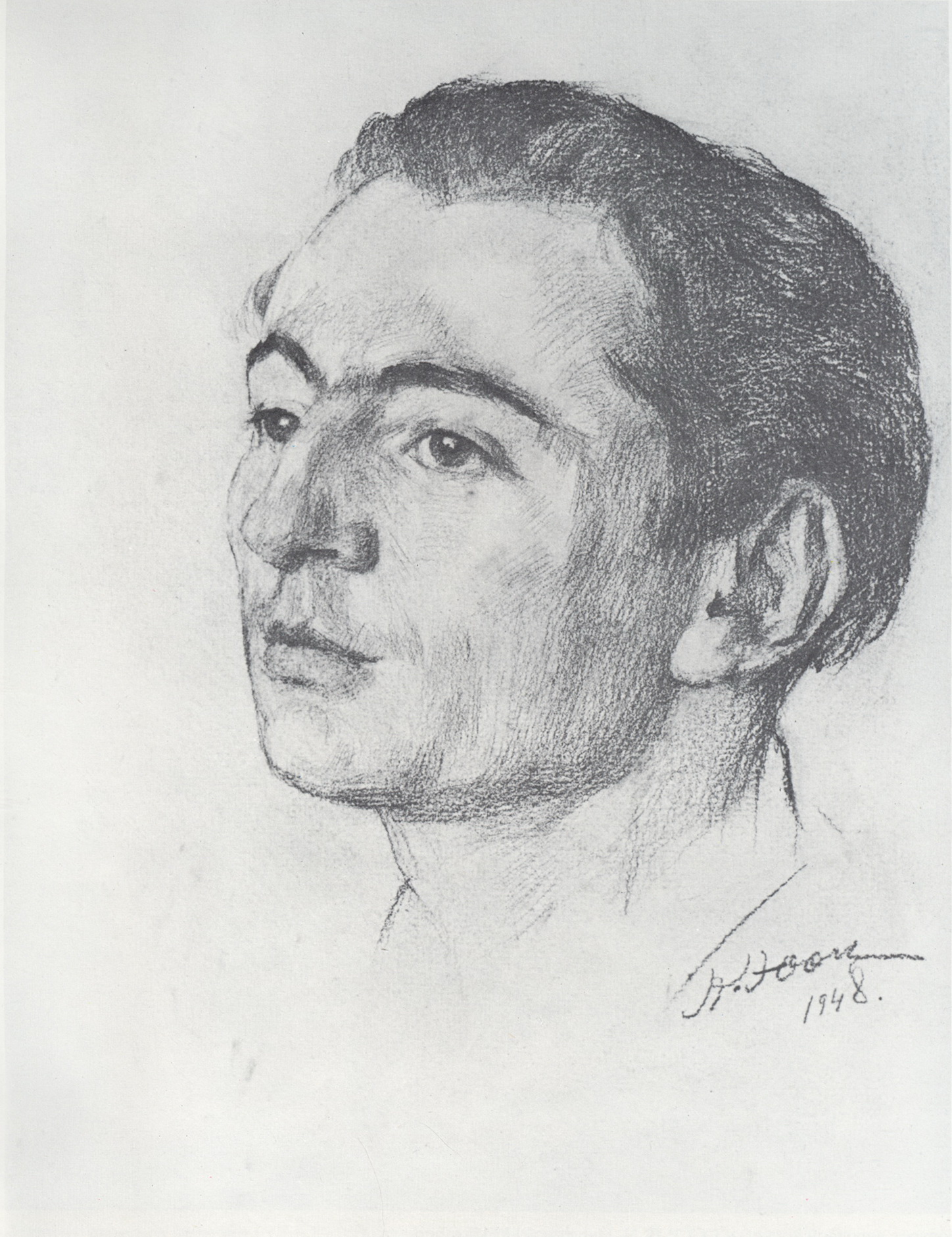 Portrait of E.V. Braginsky (1948) Konstantin Yuon tablo - Dekolata