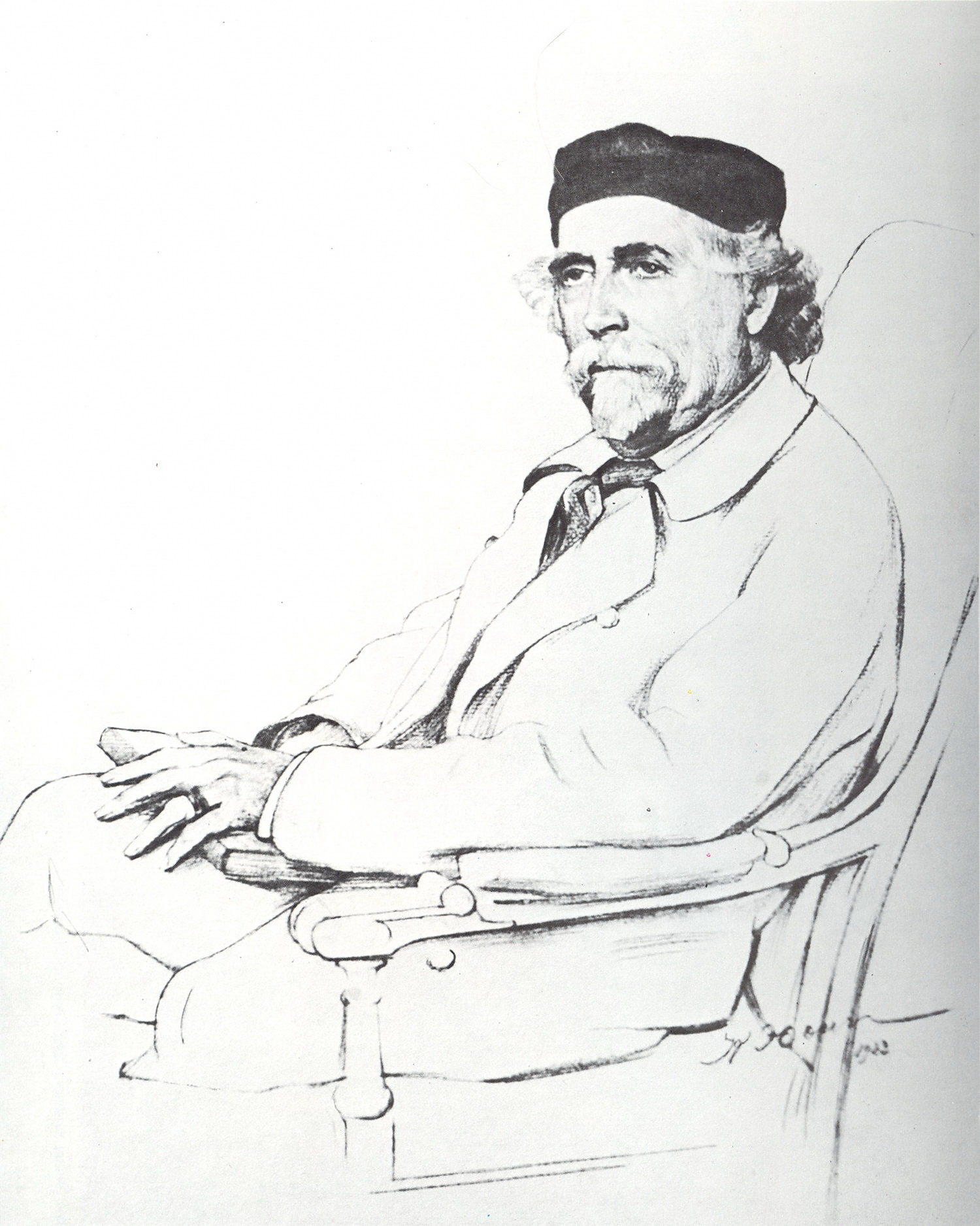 Portrait of N.D. Zelinsky (1923) Konstantin Yuon tablo - Dekolata