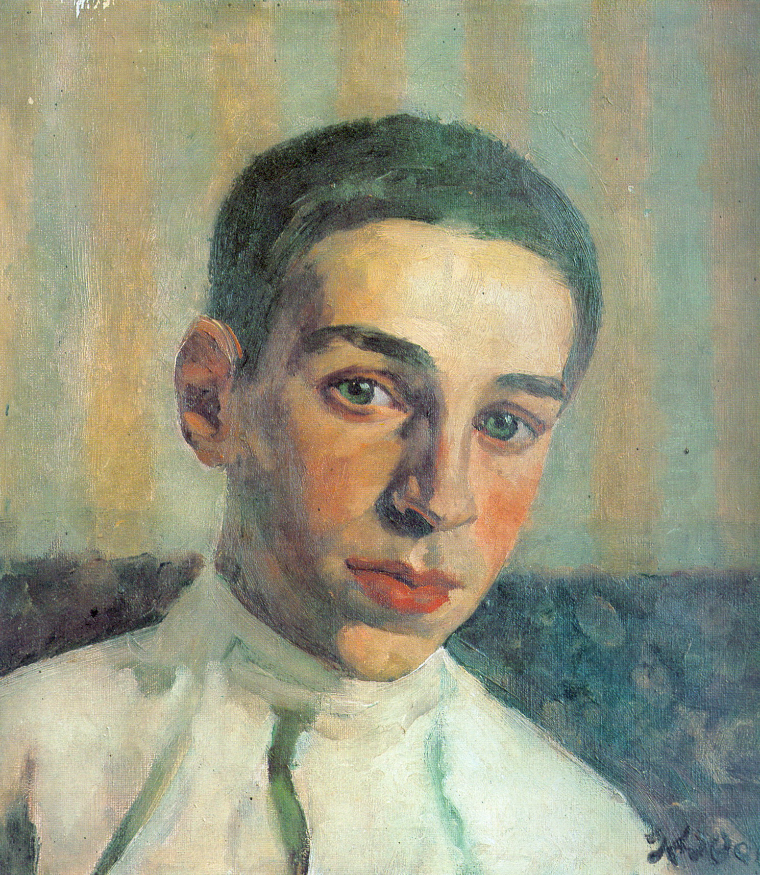 Portrait of Oleg Yuon, the artist's grandson (1929) Konstantin Yuon tablo - Dekolata