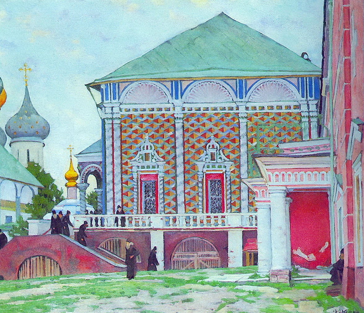 Refectory Trinity Sergius Lavra (1922) – Konstantin Yuon Tablo