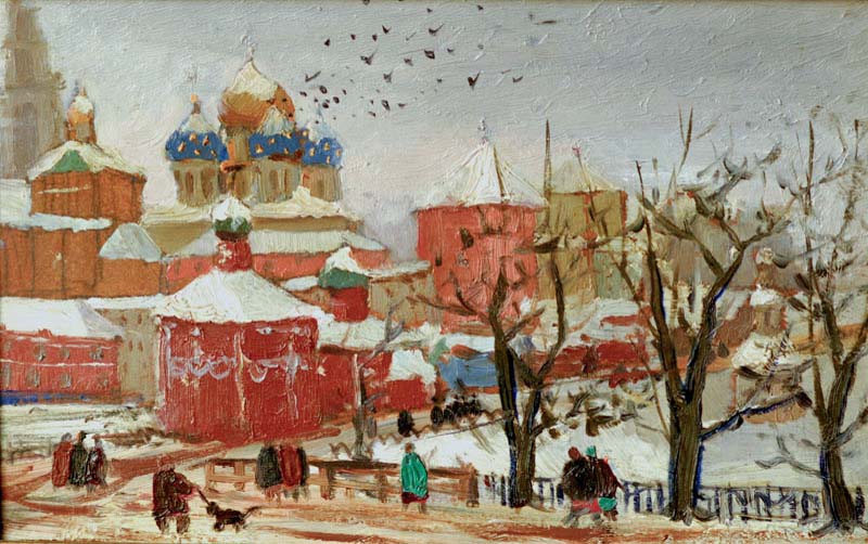 Sergiyev Posad (Zagorsk) Konstantin Yuon tablo - Dekolata