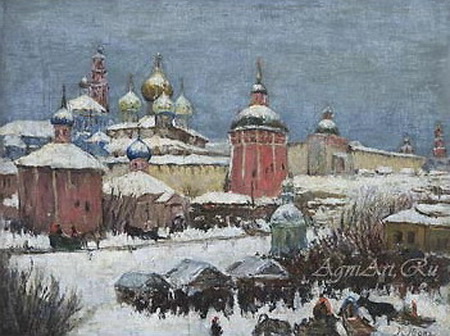 Sergiyev Posad Konstantin Yuon tablo - Dekolata