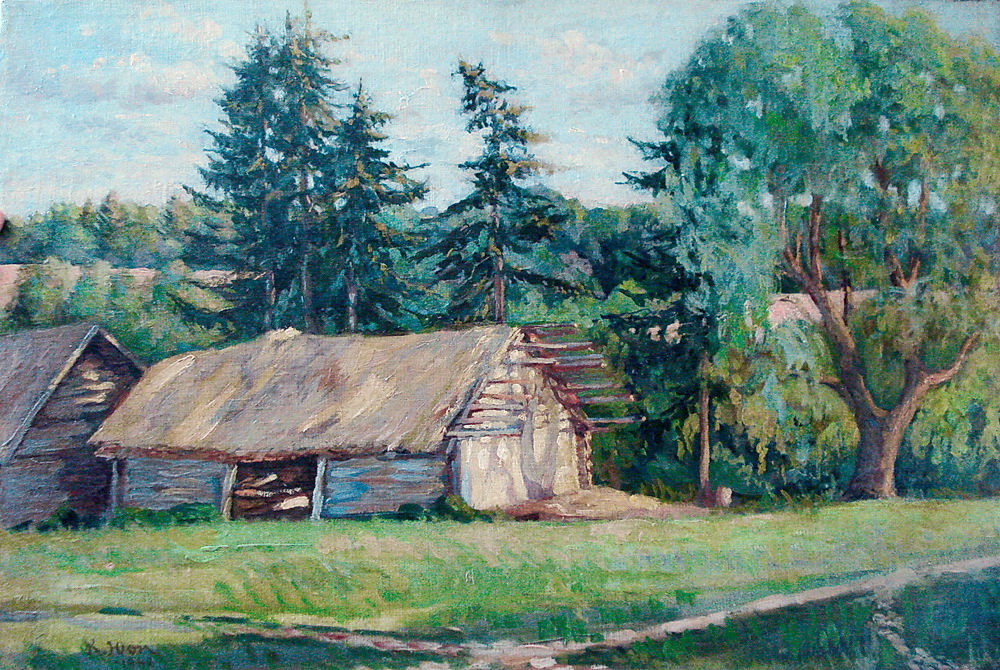 Summer Landscape (1948) Konstantin Yuon tablo - Dekolata