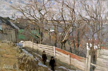 The April Morning (1903) – Konstantin Yuon Tablo