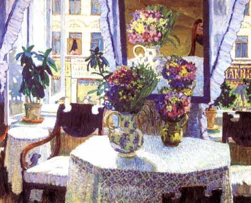 The Interior (1907) – Konstantin Yuon Tablo