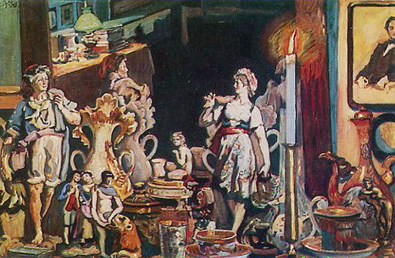 The Intime World (1910) – Konstantin Yuon Tablo