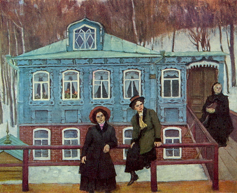The Provincials (1920) – Konstantin Yuon Tablo