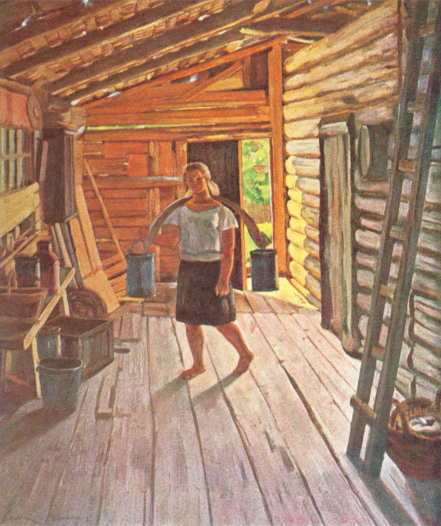 The Seney. Ligachevo (1929) – Konstantin Yuon Tablo