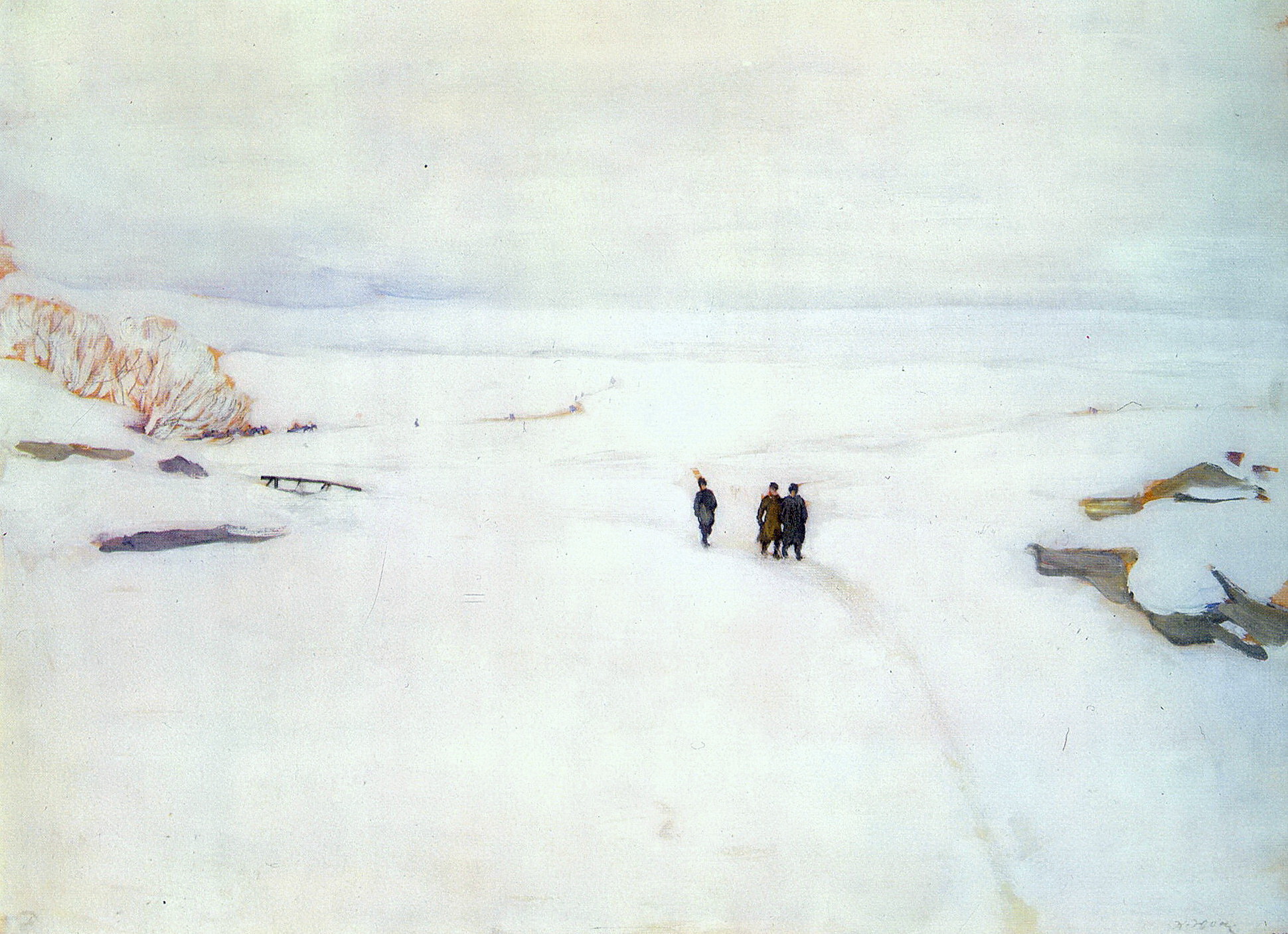 The Winter. Rostov The Great (1906) Konstantin Yuon tablo - Dekolata