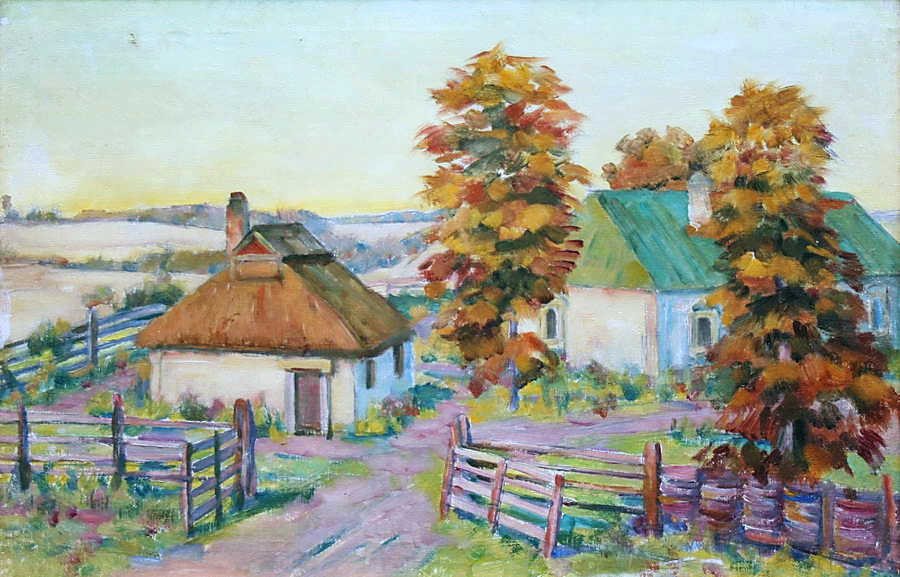 Ukrainian Landscape – Konstantin Yuon Tablo