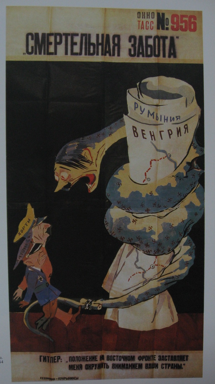 A deadly care (The TASS Window №956) (1944) Kukryniksy tablo - Dekolata