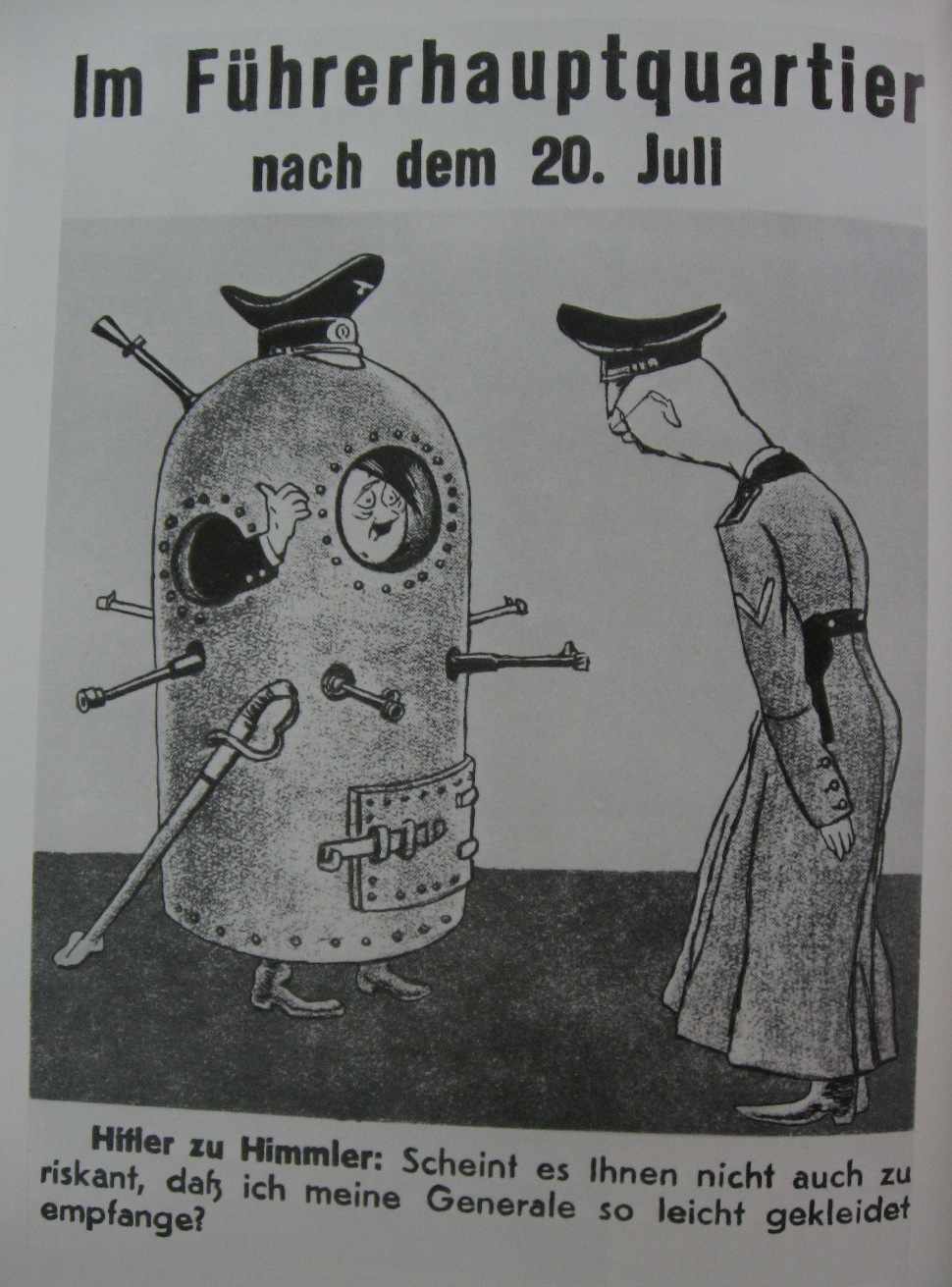 In Hitler's headquarters after the 20th July (1944) Kukryniksy tablo - Dekolata