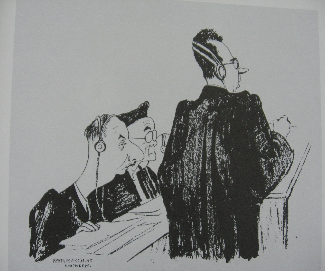 Nuremberg (1945) Kukryniksy tablo - Dekolata