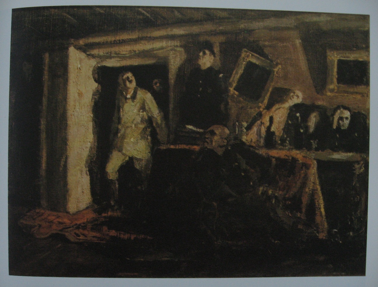 Study to 'The End of Hitler ' (1946) Kukryniksy tablo - Dekolata