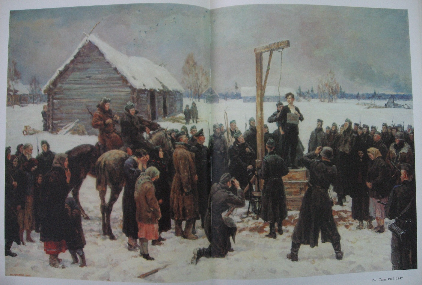 Tania (The Feat of Zoya Kosmodemyanskaya) (1942) – Kukryniksy Tablo