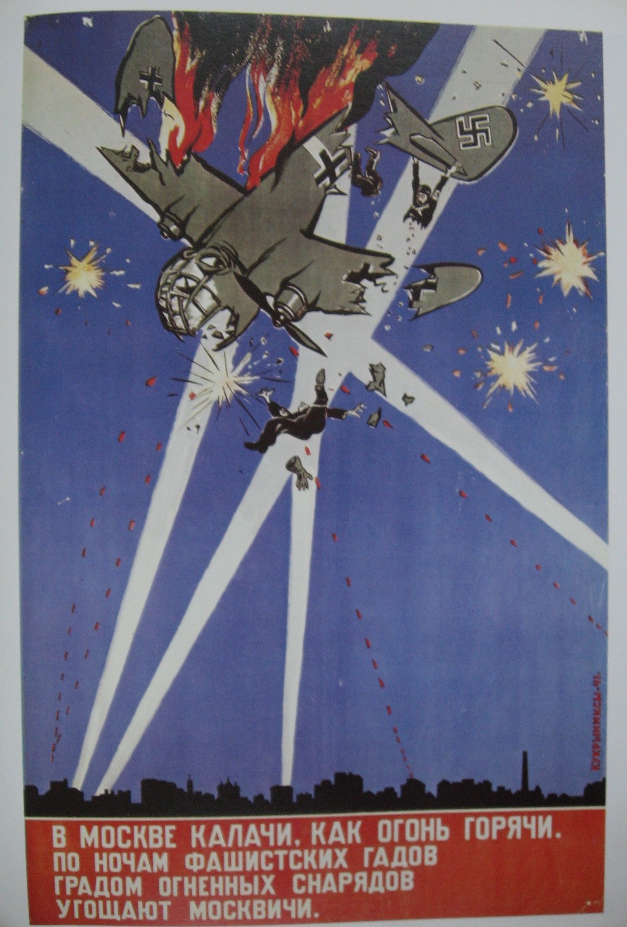 The Moscow kalatch is not of their batch… (1941) – Kukryniksy Tablo
