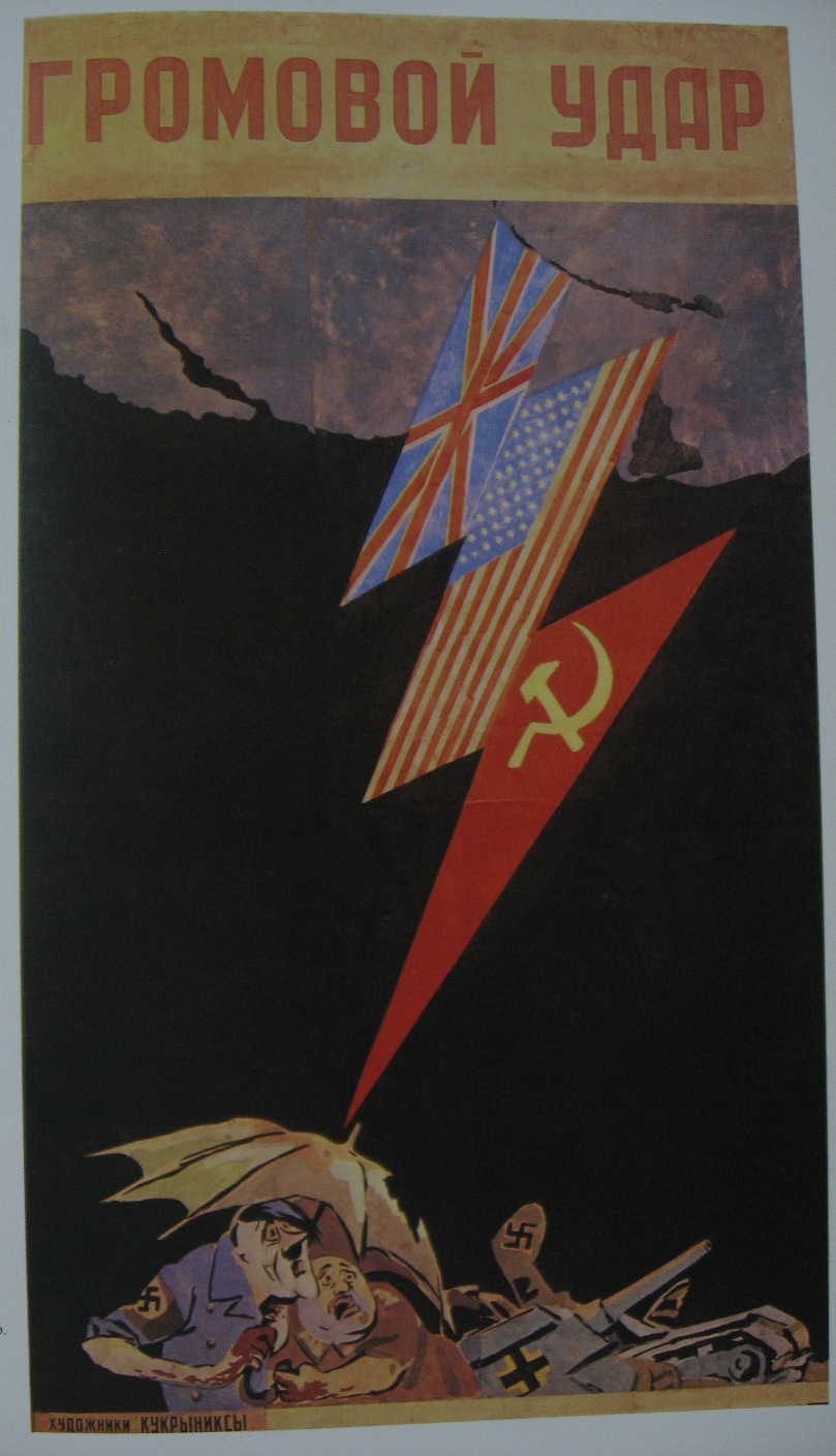 Thunder strike (1944) Kukryniksy tablo - Dekolata