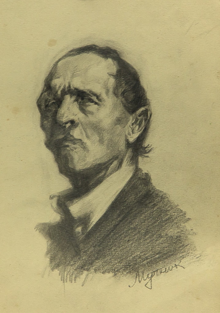 Male Portrait – Leonid Muchnyk Tablo