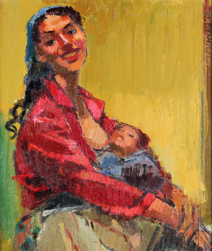 Nurture (1934) Nikola Martinoski tablo - Dekolata