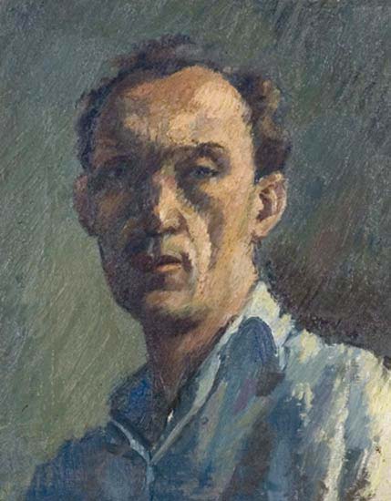Self portrait (1949) Nikola Martinoski tablo - Dekolata