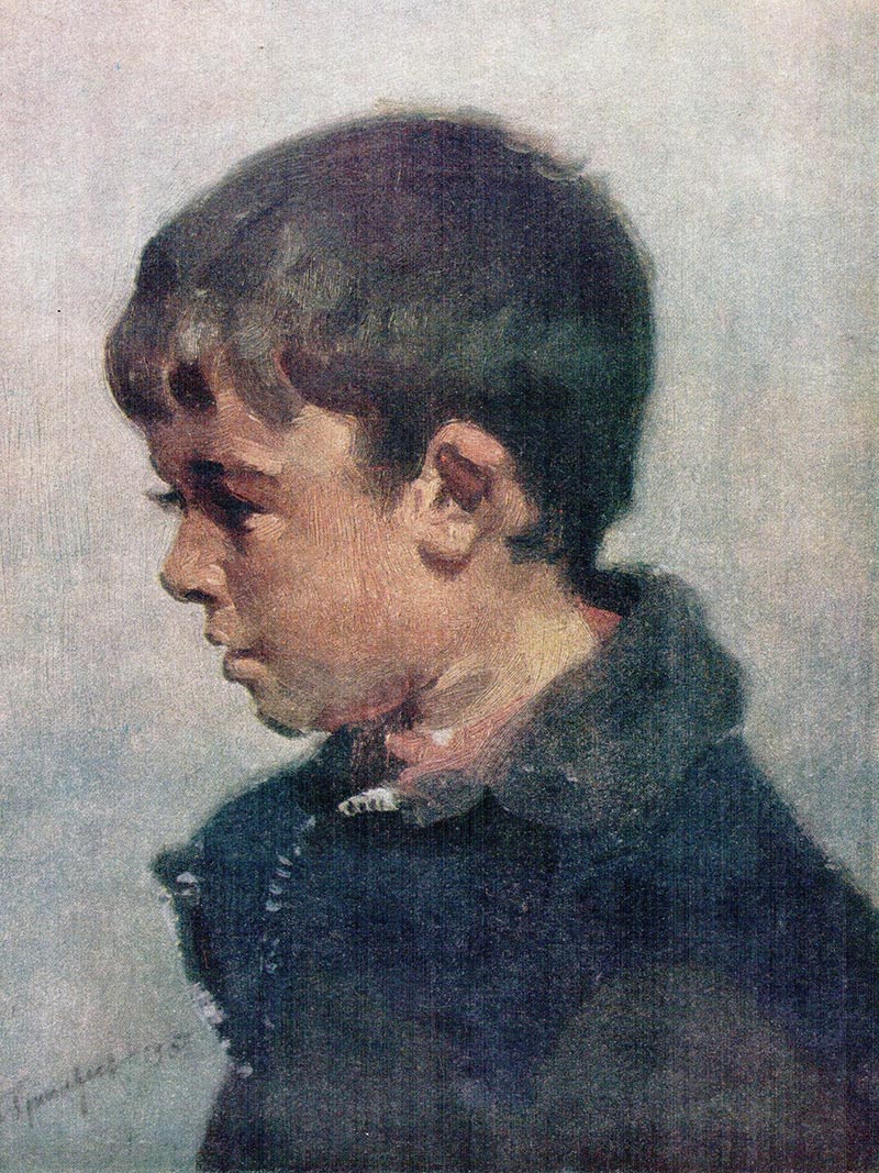 Boy's Head (1952) Serhiy Hryhoriev tablo - Dekolata