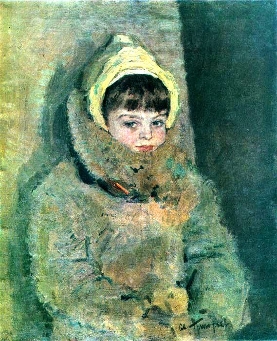 Girl in a Fur Coat (1946) – Serhiy Hryhoriev Tablo