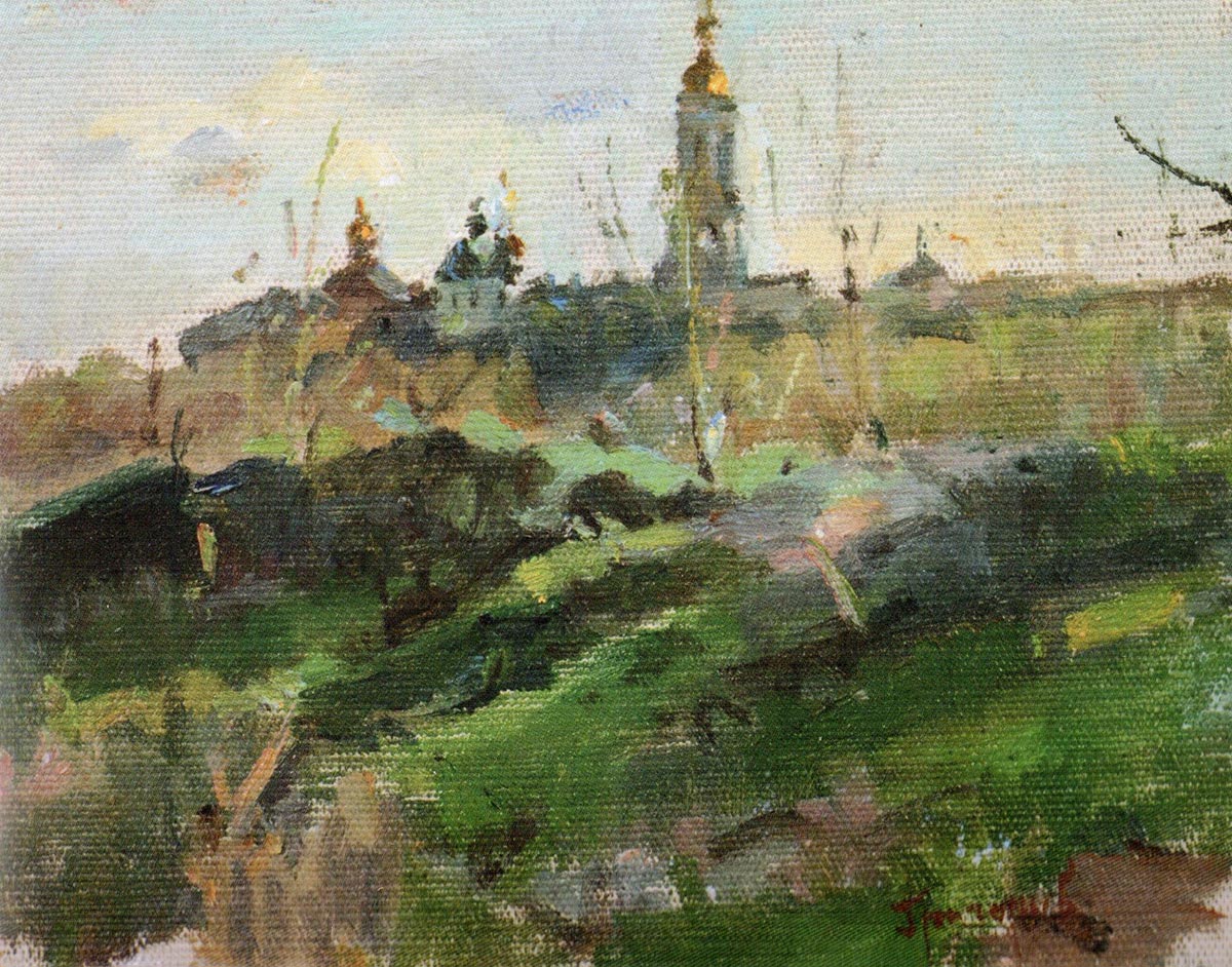 View of a Church – Serhiy Hryhoriev Tablo