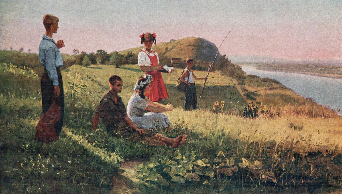 Young Naturalists (1948) – Serhiy Hryhoriev Tablo