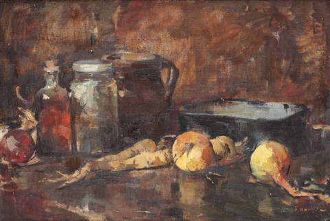 Still life from the kitchen Teodor Harșia tablo - Dekolata