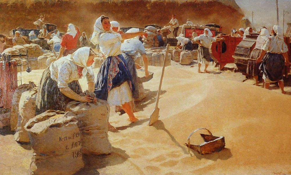 Bread (1949) Tetyana Yablonska tablo - Dekolata