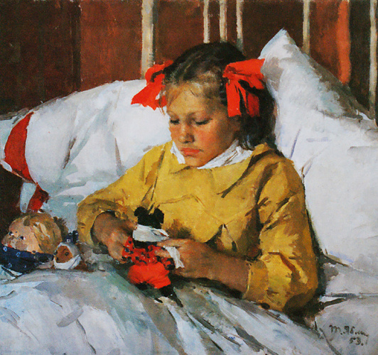 Has Caught a Cold (1953) Tetyana Yablonska tablo - Dekolata