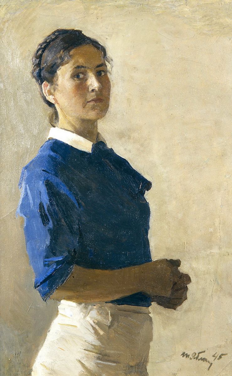 Self Portrait (1945) Tetyana Yablonska tablo - Dekolata