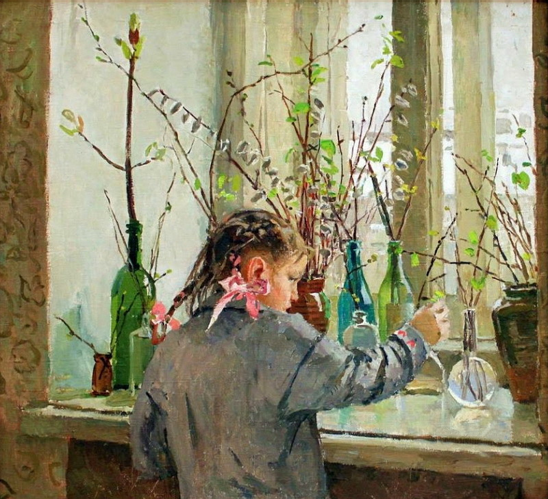Spring at the Window – Tetyana Yablonska Tablo