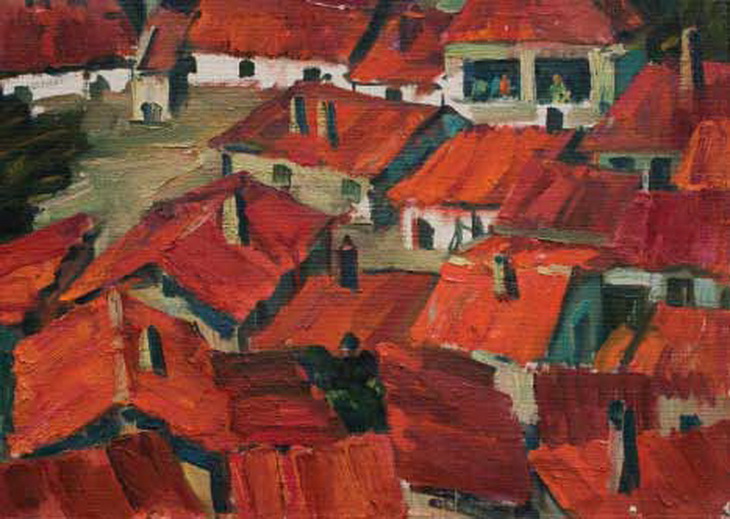 Bulgarian Roofs – Vajiha Samadova Tablo