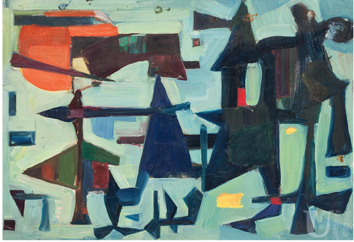 Composition (1955) – Valerii Lamakh Tablo