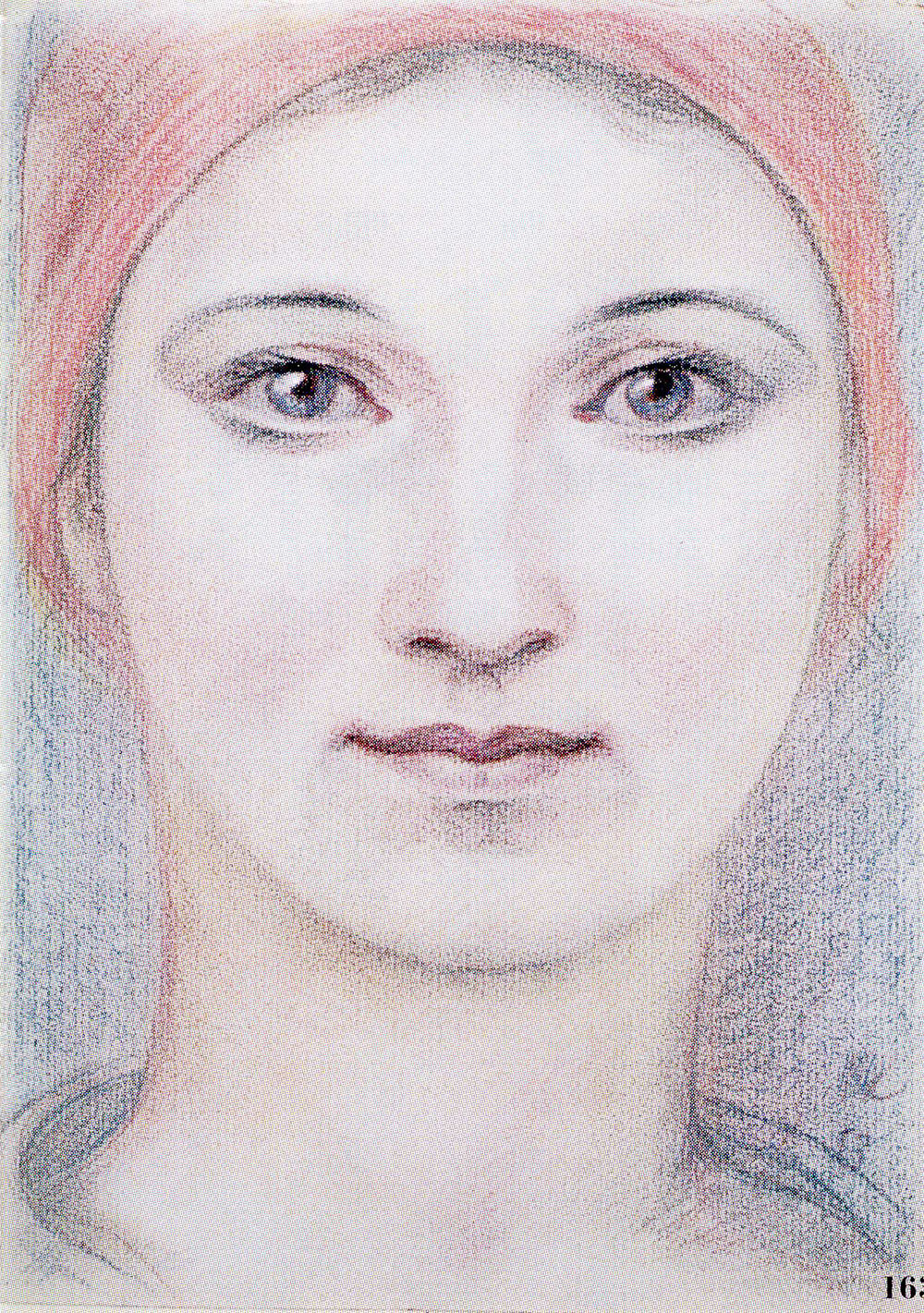 Portrait of a Young Woman (1950) – Vasyl Kasiyan Tablo