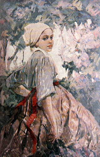 The Girl near the Lilac (1943) – Volodymyr Bondarenko Tablo