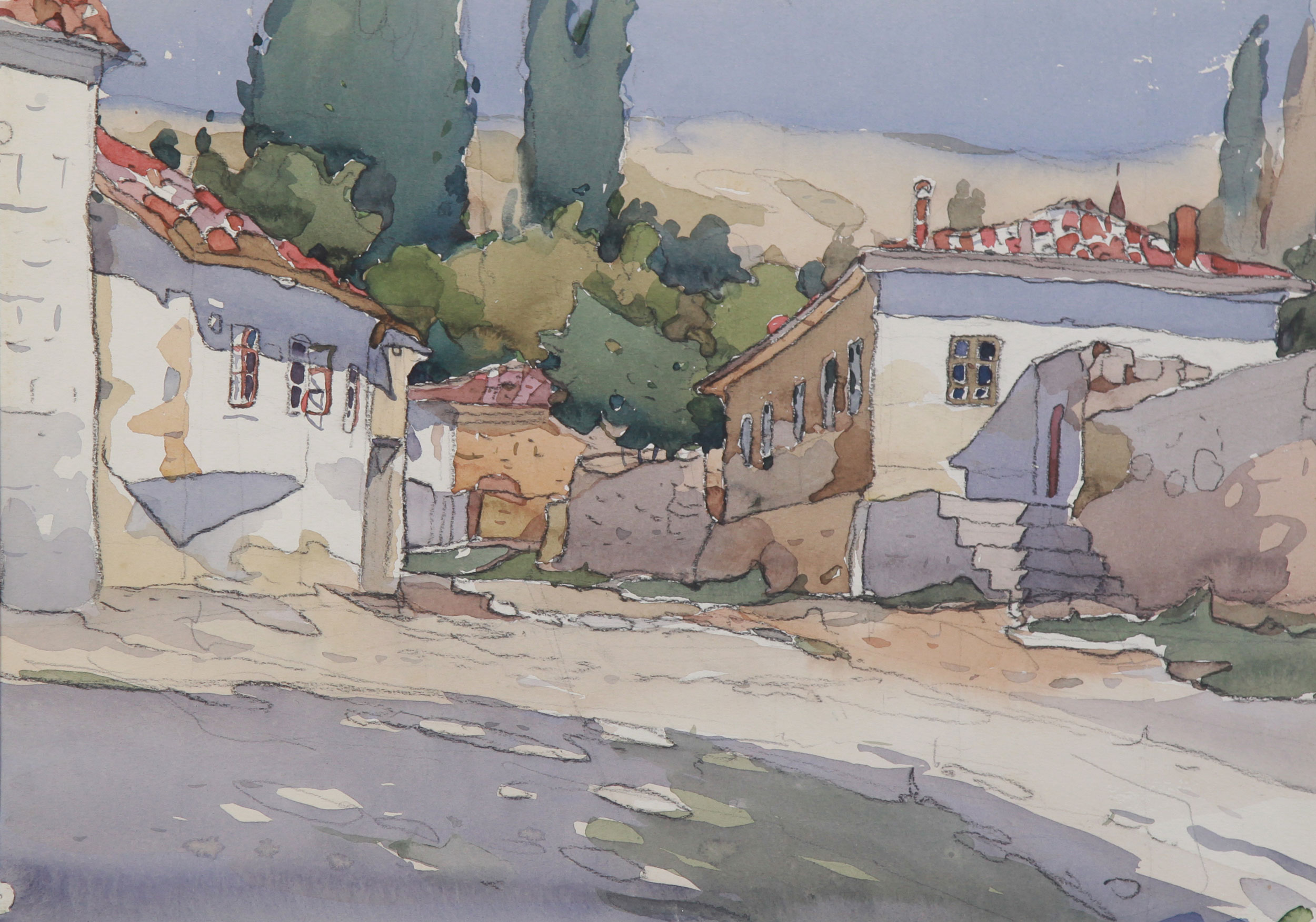 Summer sketch (1952) – Yuriy Khymych Tablo