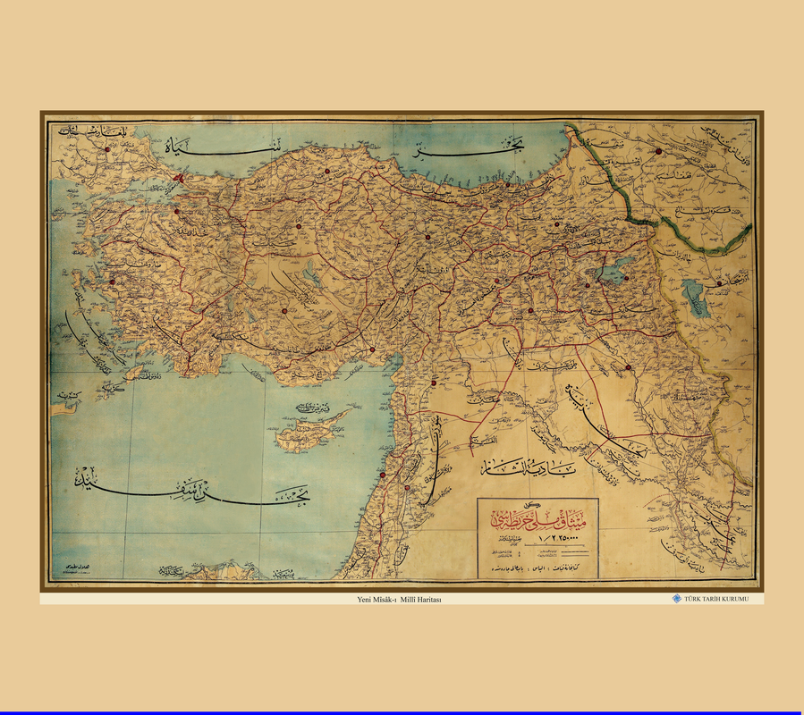 Eski Anadolu ve Suriye Haritası Tablo